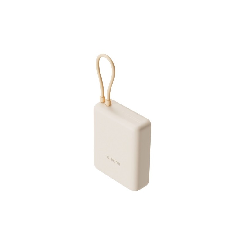 Xiaomi 33W Išorinė baterija (Power Bank) 10000mAh, integruotas kabelis, Tan