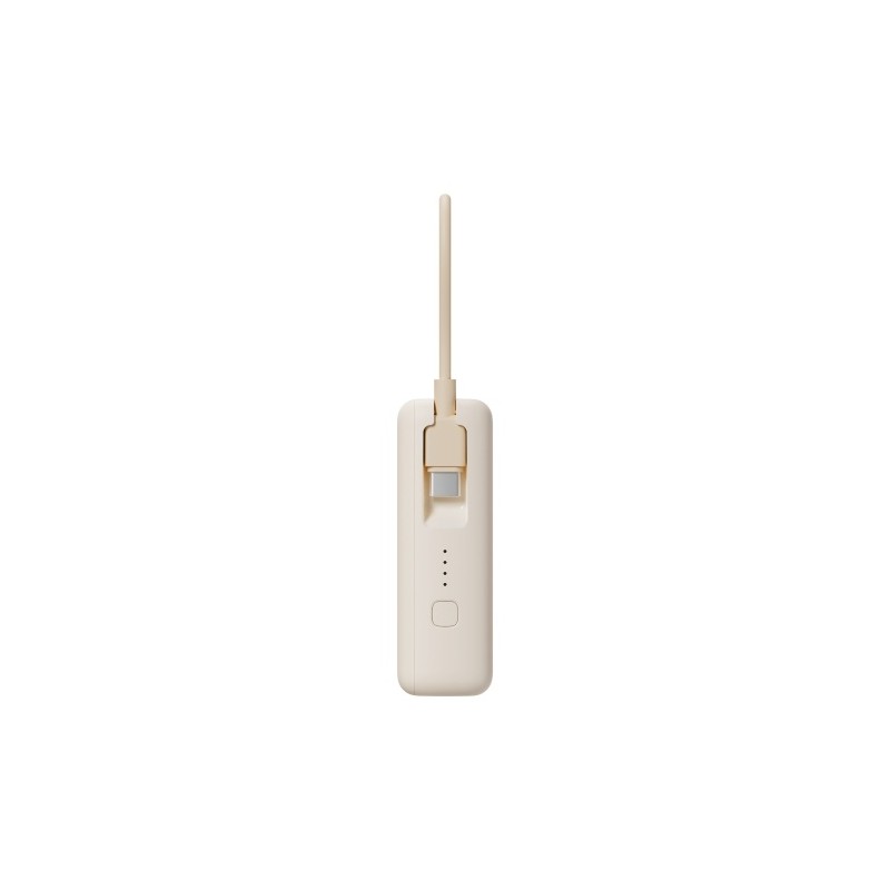 Xiaomi 33W Išorinė baterija (Power Bank) 10000mAh, integruotas kabelis, Tan