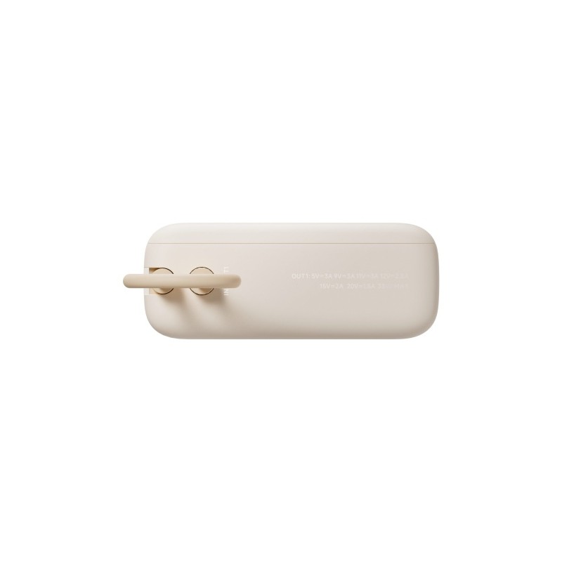 Xiaomi 33W Išorinė baterija (Power Bank) 10000mAh, integruotas kabelis, Tan