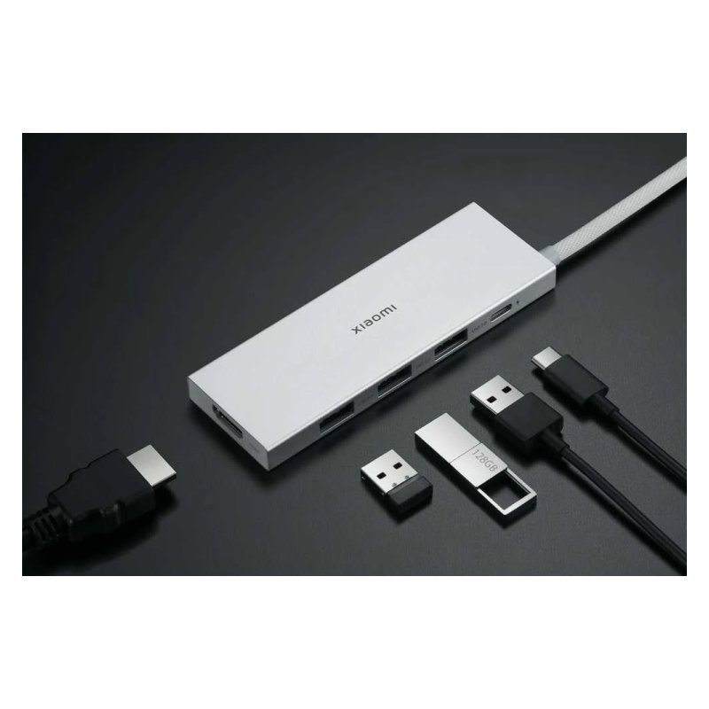 Xiaomi XMDS05YM 5-in-1 USB Type-C Šakotuvas, Balta