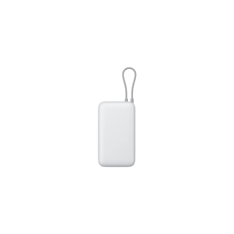 Xiaomi 22.5W Išorinė baterija (Power Bank) 20000mAh, integruotas kabelis, Light Gray