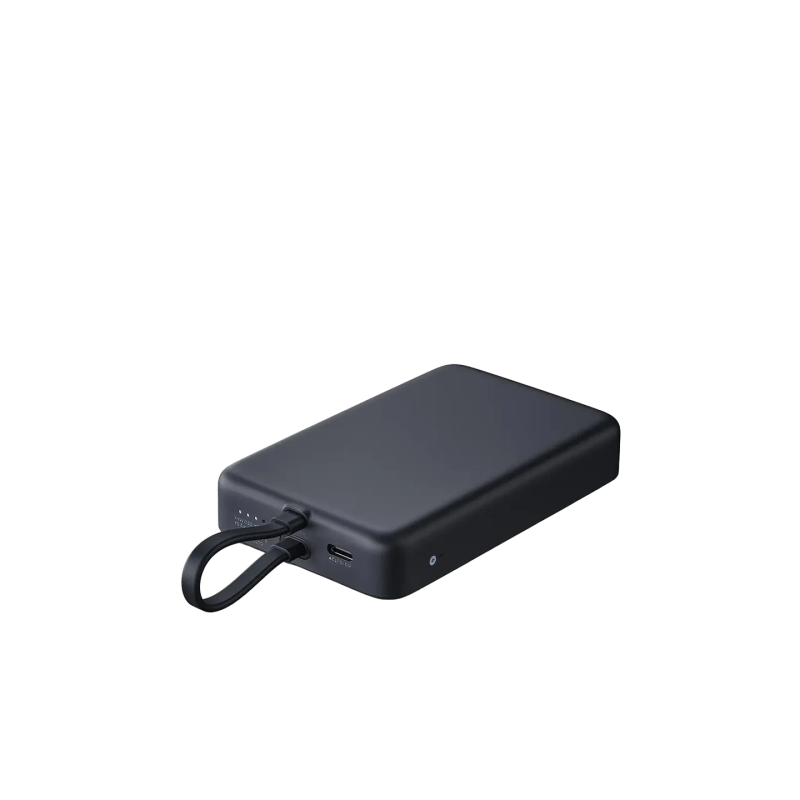 Xiaomi 33W Magnetic Išorinė baterija (Power Bank) 10000mAh, integruotas kabelis, Pilka