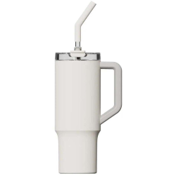 Xiaomi XMXGB01PL Straw Mug 1L Termo gertuvė, 316L stainless steel, Balta
