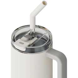 Xiaomi XMXGB01PL Straw Mug 1L Termo gertuvė, 316L stainless steel, Balta