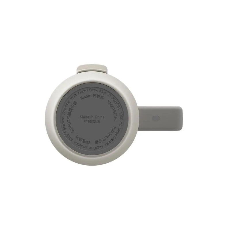 Xiaomi XMXGB01PL Straw Mug 1L Termo gertuvė, 316L stainless steel, Balta