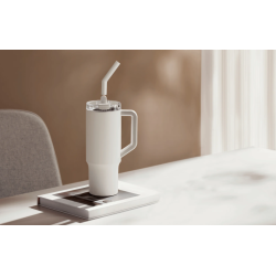 Xiaomi XMXGB01PL Straw Mug 1L Termo gertuvė, 316L stainless steel, Balta