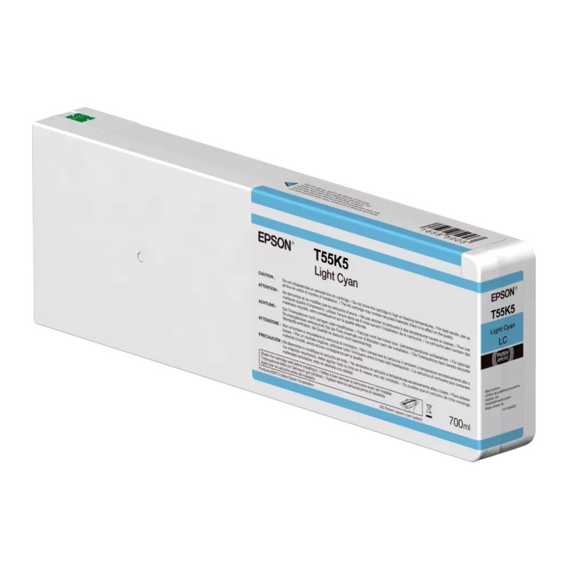 Epson T55K5 (C13T55K500) 700 ml Rašalinė kasetė, Light Cyan