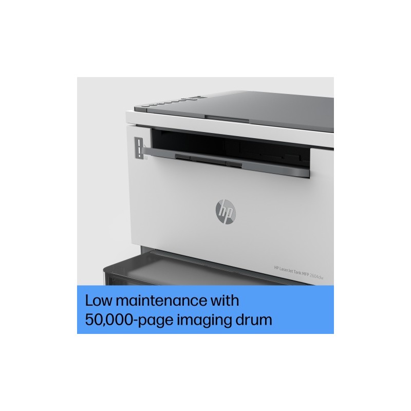 HP LaserJet Tank MFP 2604DW Spausdintuvas lazerinis nespalvotas MFP A4 22 ppm USB Wi-Fi Ethernet LAN