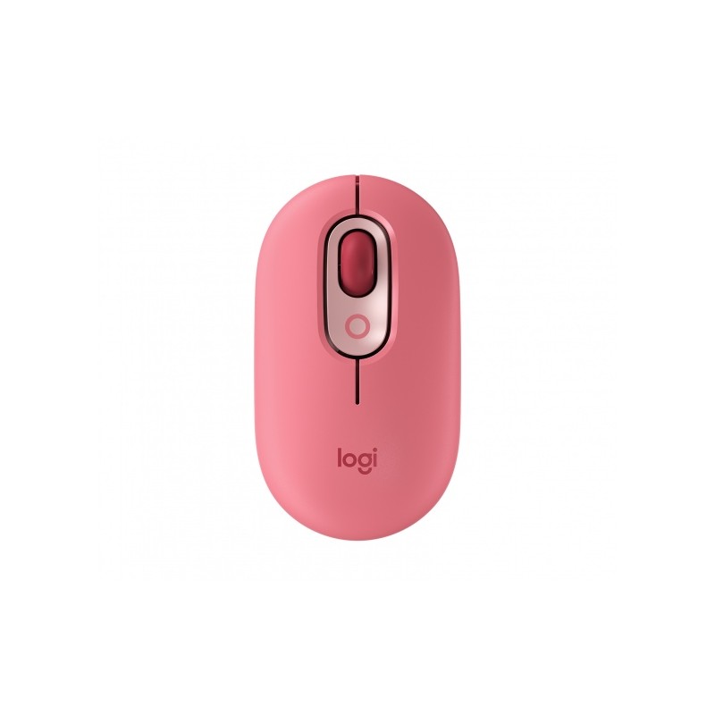 Bevielė pelė Logitech POP Mouse with emoji, Rožinė