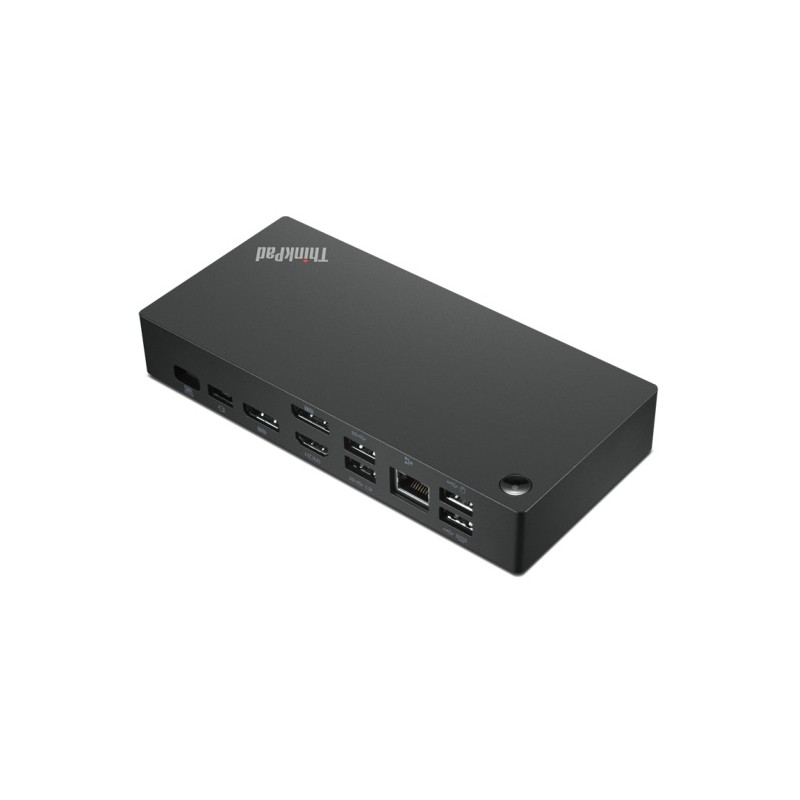 Lenovo ThinkPad Universal USB-C Dock 40AY0135EU Jungčių stotelė, Juoda