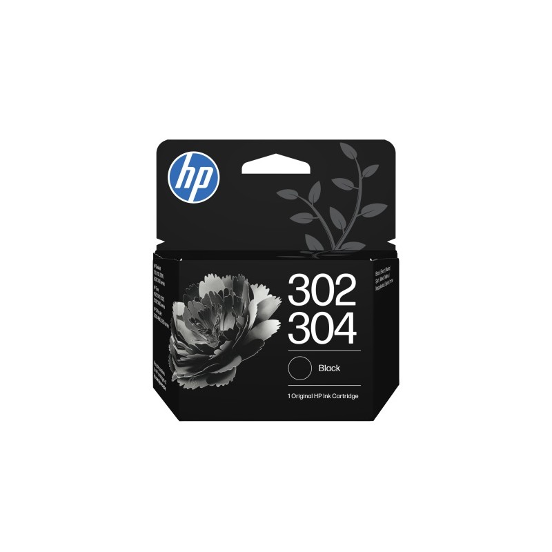 HP 302/304 (B7RT7AE) Rašalinė kasetė, Juoda