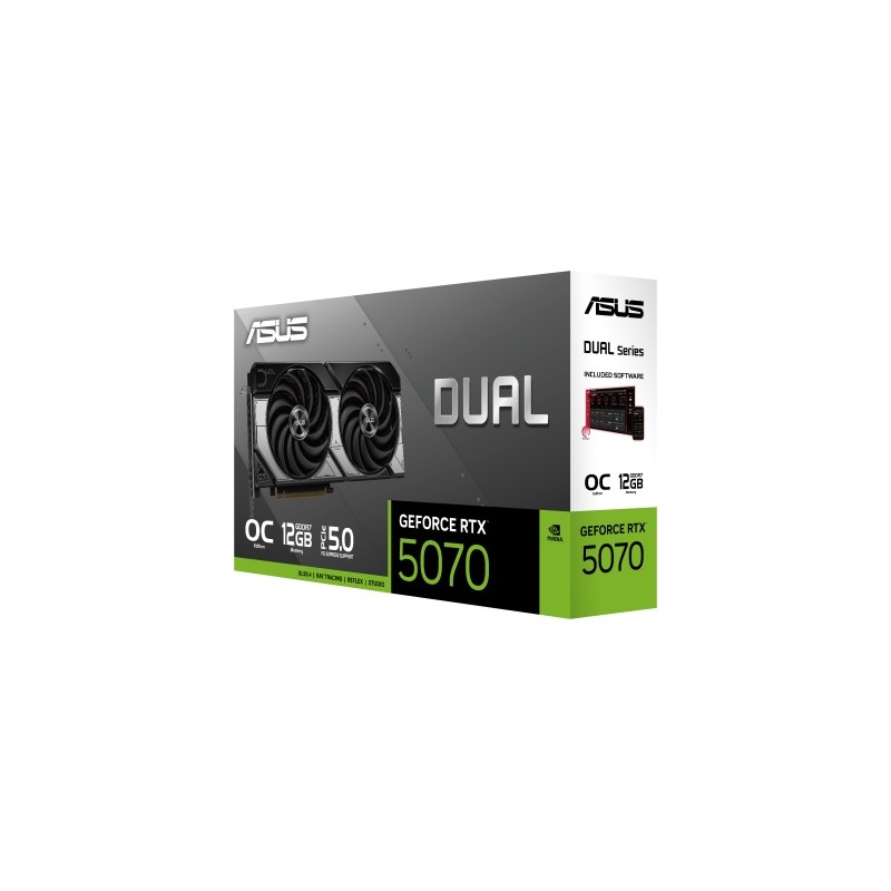 ASUS Dual GeForce RTX 5070 12GB GDDR7 OC Edition Vaizdo plokštė