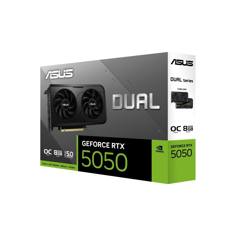ASUS Dual GeForce RTX 5050 8GB GDDR6 OC Edition Vaizdo plokštė