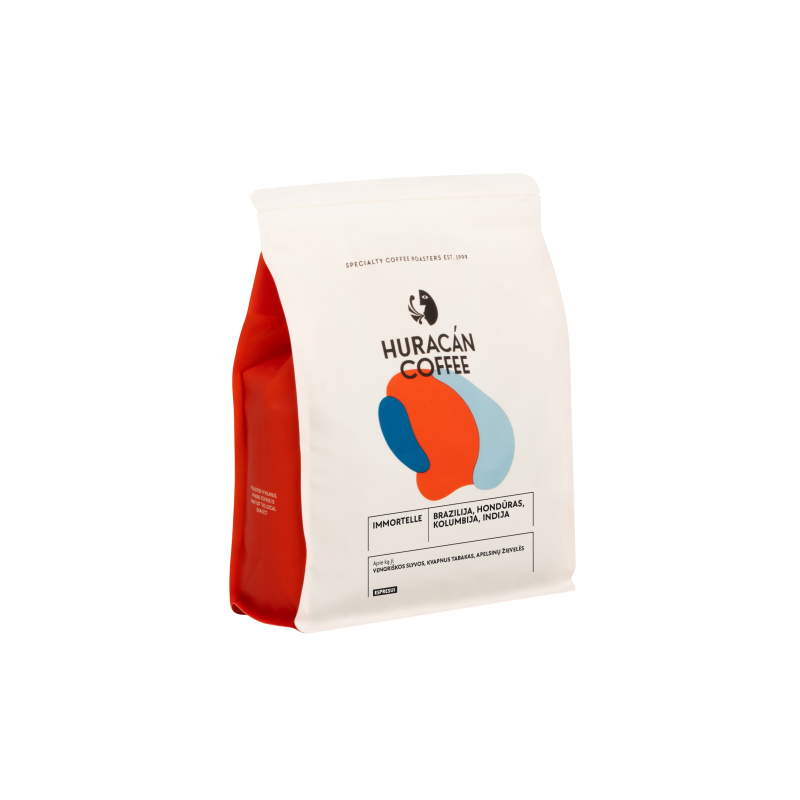 Kavos pupelės Huracan Coffee IMMORTELLE, 1 kg