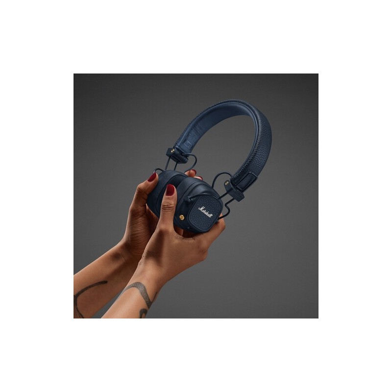 Marshall Major V Belaidės ausinės, Bluetooth, Midnight Blue