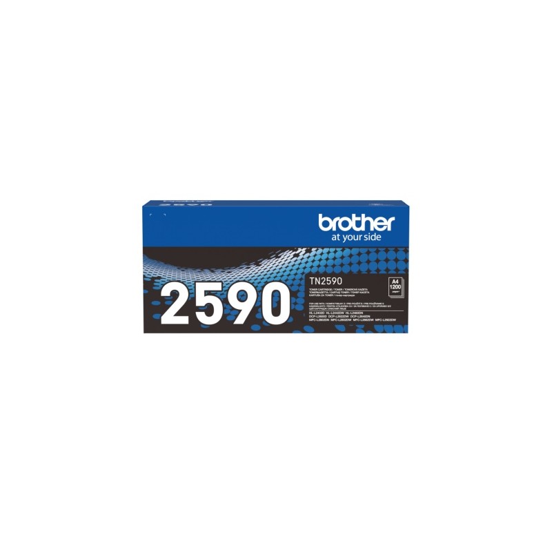 Brother TN-2590 (TN2590) Lazerinė kasetė, Juoda