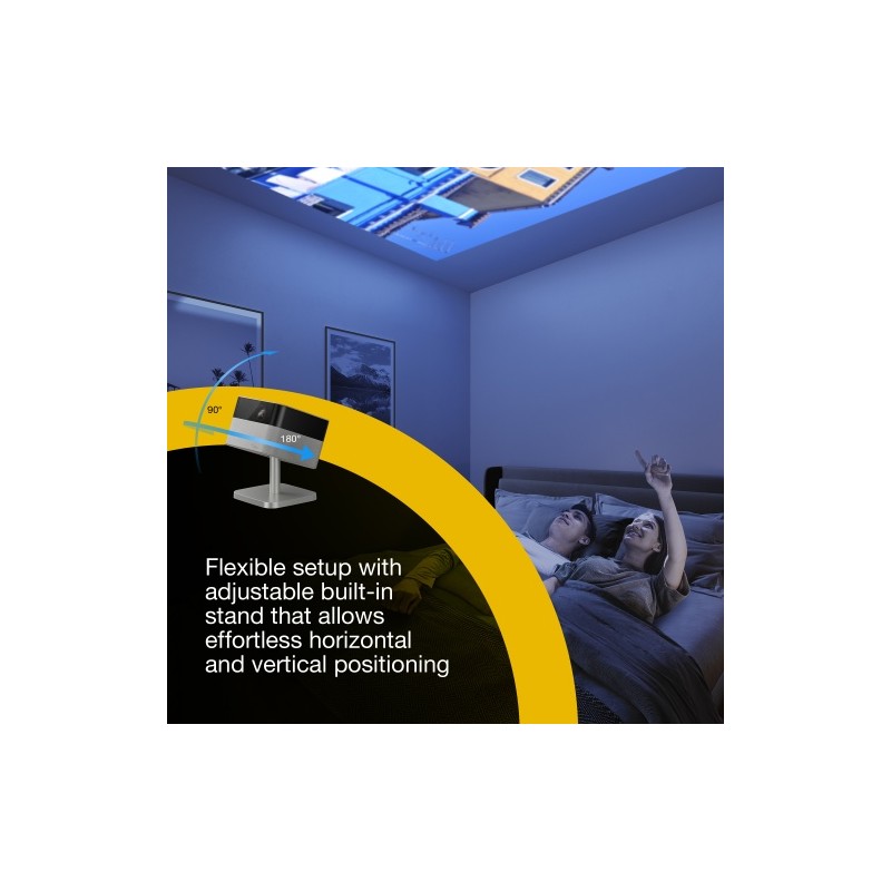 Epson Lifestudio Flex Plus EF-72 Projektorius 3LCD 4K 4096x2400, 1000 lumens, USB, Wi-Fi, BT
