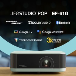 Epson Lifestudio Pop EF-61G Projektorius 3LCD FHD 1920x1080, 700 lumens, USB, Wi-Fi, BT, Ice Green