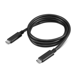 Lenovo 4X90U90619 USB-C į USB-C Kabelis, 1 m, Juoda