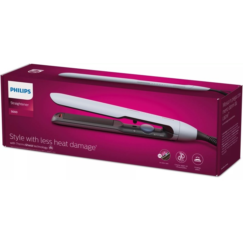 Philips 5000 Series BHS520/00 Plaukų tiesintuvas, Pale sky Blue