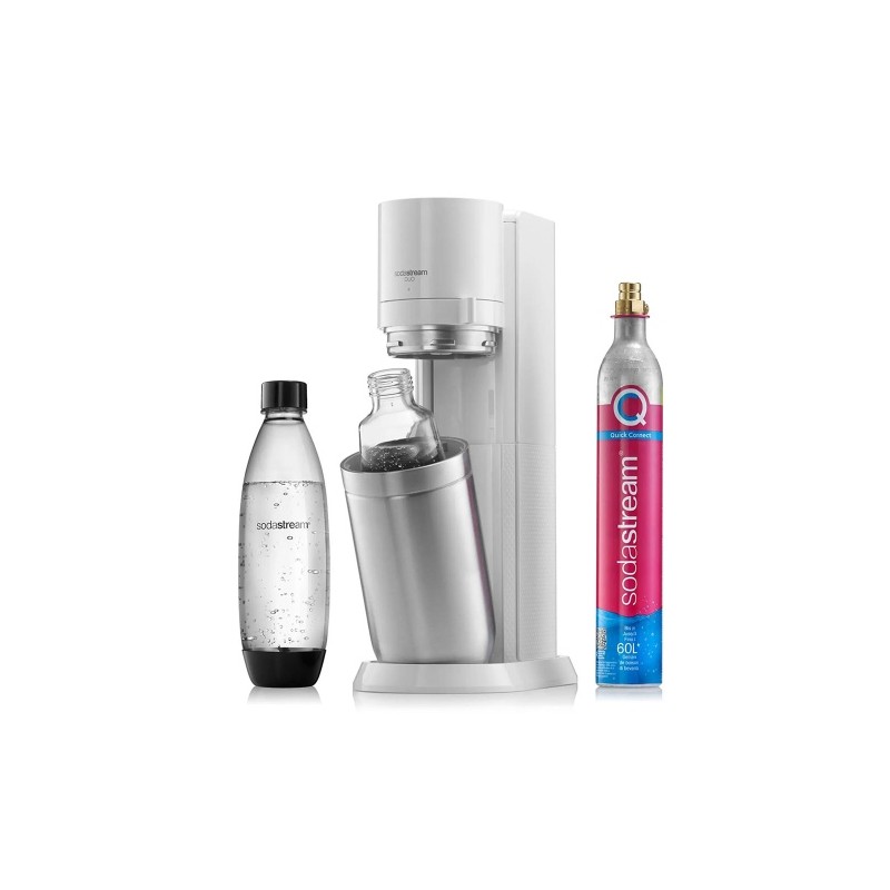 SodaStream DUO White + 2 bottles (1016812490) Gazuoto vandens gaminimo aparatas, Balta