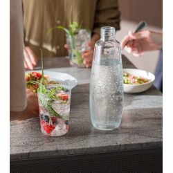 SodaStream DUO (1047205490) 2 Stikliniai buteliai, 1 L, Skaidri/Juoda