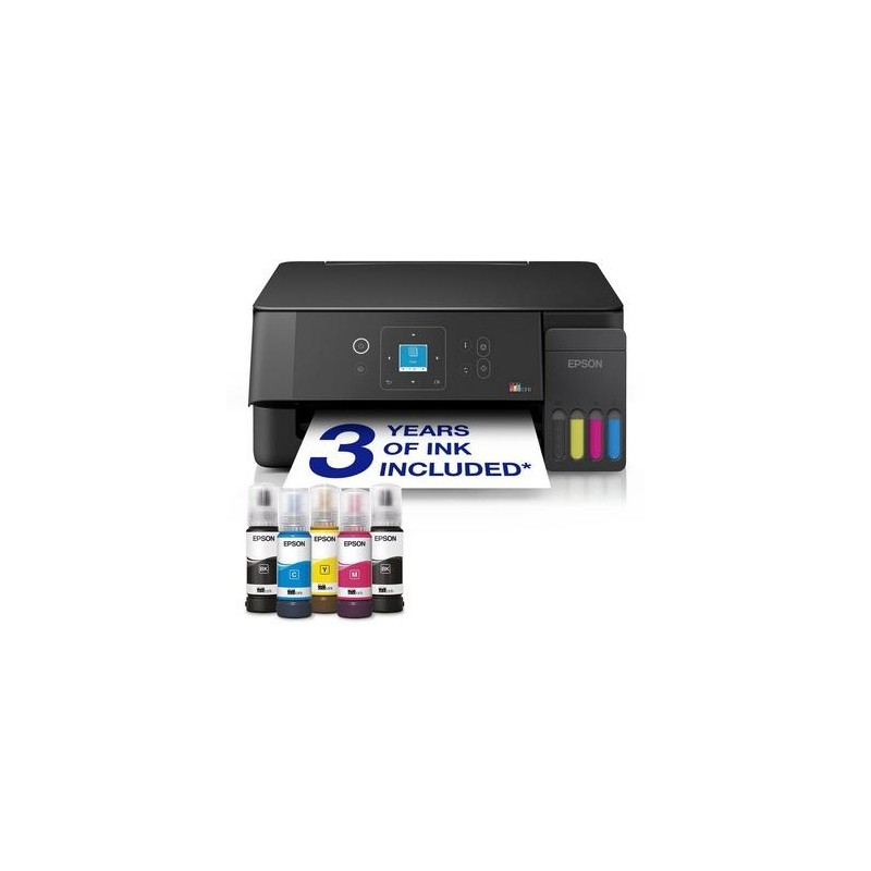 Epson EcoTank L3360 Spausdintuvas rašalinis spalvotas MFP A4 33 ppm USB Wi-Fi