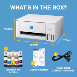 Epson EcoTank L3366 Spausdintuvas rašalinis spalvotas MFP A4 33 ppm USB Wi-Fi