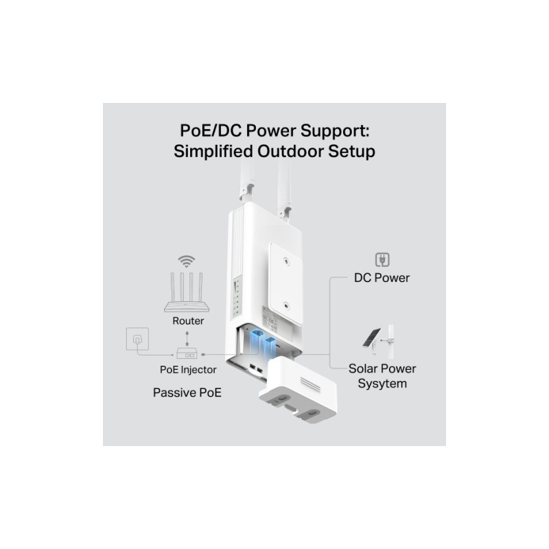 TP-Link Archer MR402-Outdoor 4G AC1200 Dual Band Wi-Fi Outdoor Maršrutizatorius