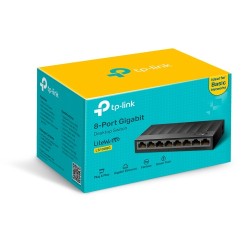 TP-Link LS1008G 8-Port 10/100/1000Mbps Desktop Tinklo Šakotuvas
