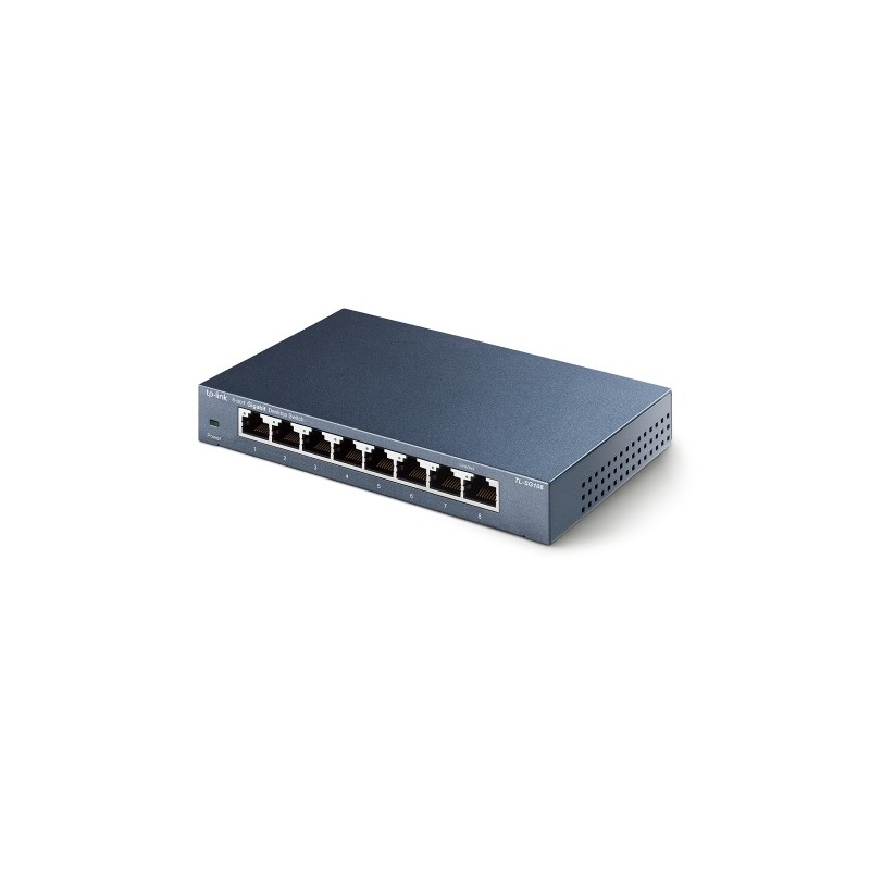 TP-Link TL-SG108 8-Port 10/100/1000Mbps Desktop Šakotuvas