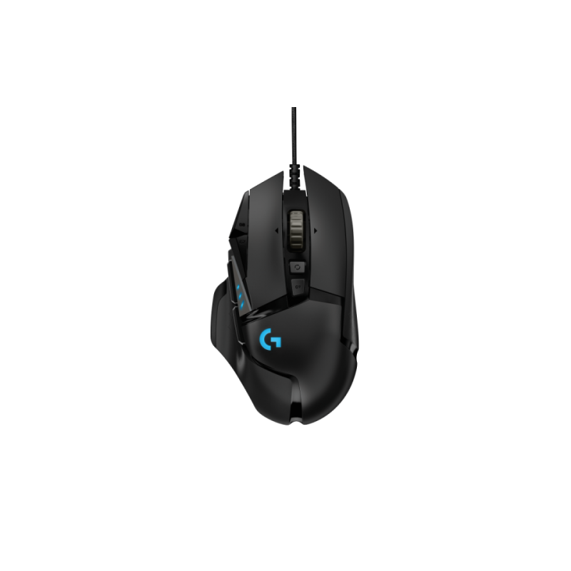 Žaidimų pelė Logitech G502 Hero, Juoda