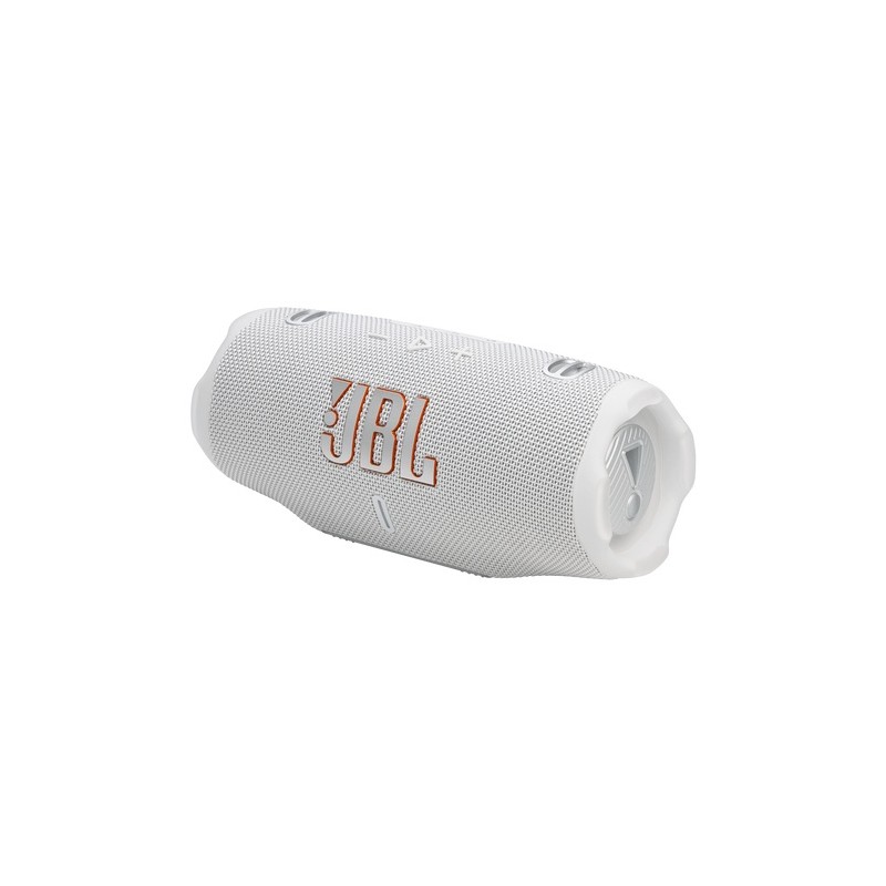 JBL Charge 6 Nešiojama garso kolonėlė, Bluetooth, White