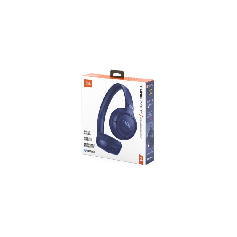 JBL Tune 530BT Belaidės ausinės, Bluetooth, Blue