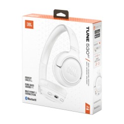 JBL Tune 530BT Belaidės ausinės, Bluetooth, White