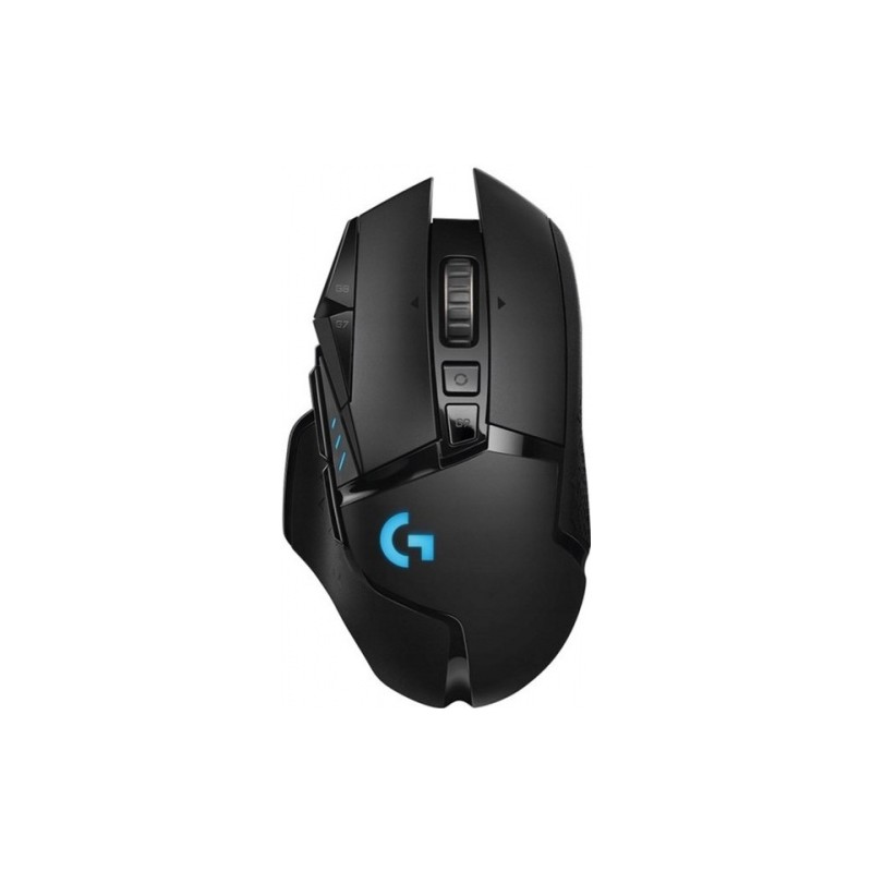 Žaidimų pelė Logitech G502 LightSpeed, Bevielis, Juoda