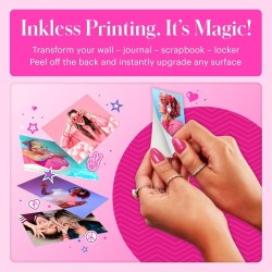 Barbie x Kodak STEP Slim Momentinis mobilus nuotraukų spausdintuvas Colour ZINK 2x3'' 1ppm, BT, Pink