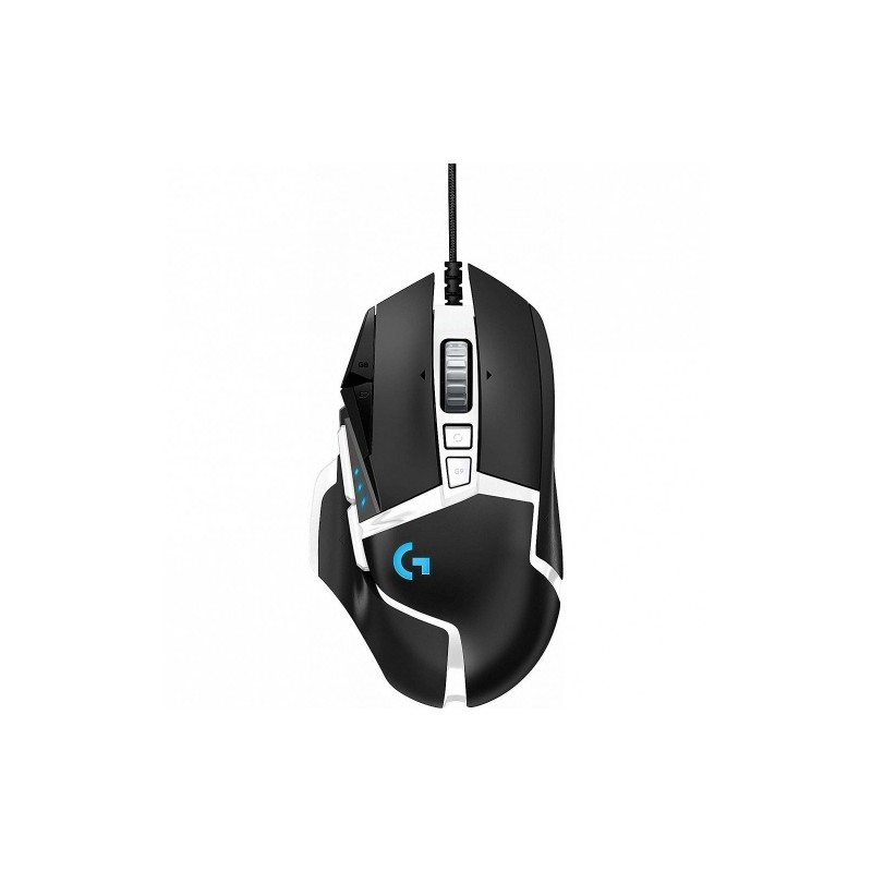 Žaidimų pelė Logitech G502 Hero, Juoda/Balta