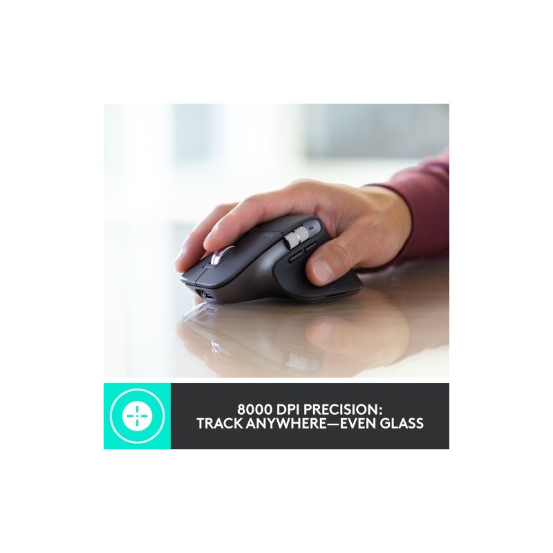 Logitech MX Keys Combo for Business Gen2 Belaidė klaviatūra+pelė+Atrama riešui, US, Graphite (SPEC)