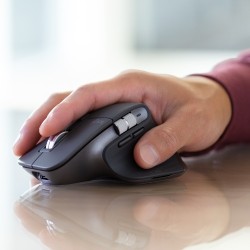 Logitech MX Keys Combo for Business Gen2 Belaidė klaviatūra+pelė+Atrama riešui, US, Graphite (SPEC)
