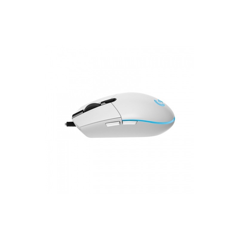 Žaidimų pelė Logitech G203 Lightsync, Balta