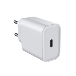 EXTRA DIGITAL 20W Įkroviklis USB-C, PD, 220V, EU, Balta
