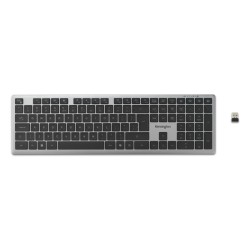 Kensington KB535 EQ Rechargeable Multi-Device Full Size Klaviatūra RF+BT, US, Space Grey