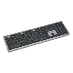 Kensington KB535 EQ Rechargeable Multi-Device Full Size Klaviatūra RF+BT, US, Space Grey