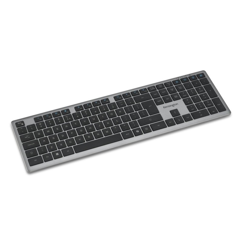 Kensington KB535 EQ Rechargeable Multi-Device Full Size Klaviatūra RF+BT, US, Space Grey