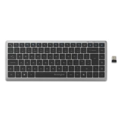 Kensington KB435 EQ Rechargeable Multi-Device Compact Klaviatūra RF+BT, US, Space Grey