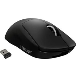 Žaidimų pelė Logitech Pro x SuperLight, Bevielis, Juoda