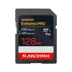 SanDisk Extreme PRO SDXC Atminties kortelė 128GB UHS-I