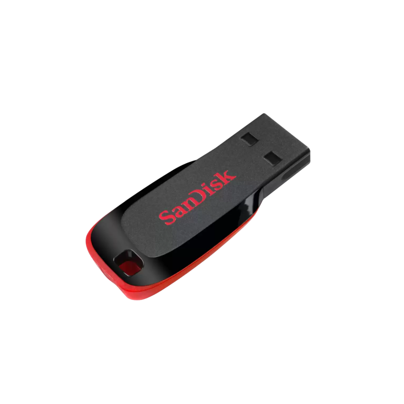 SanDisk Cruzer Blade USB atmintinė 128GB, Black/Red