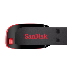 SanDisk Cruzer Blade USB atmintinė 128GB, Black/Red